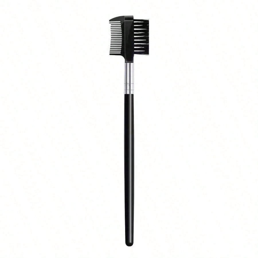 Eyelash Extension Eyelash - 1PC まつげコーム＆眉毛ブラシ 2-in-1 – まつげエクステ用のプロ仕様メイクアップツール、自己使用やギフトに最適