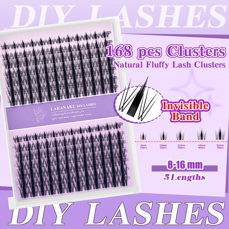 Eyelash Extension Natural - 自然なまつげ まつげ束 個別でふわふわ 簡単装着 初心者向け まつげエクステ