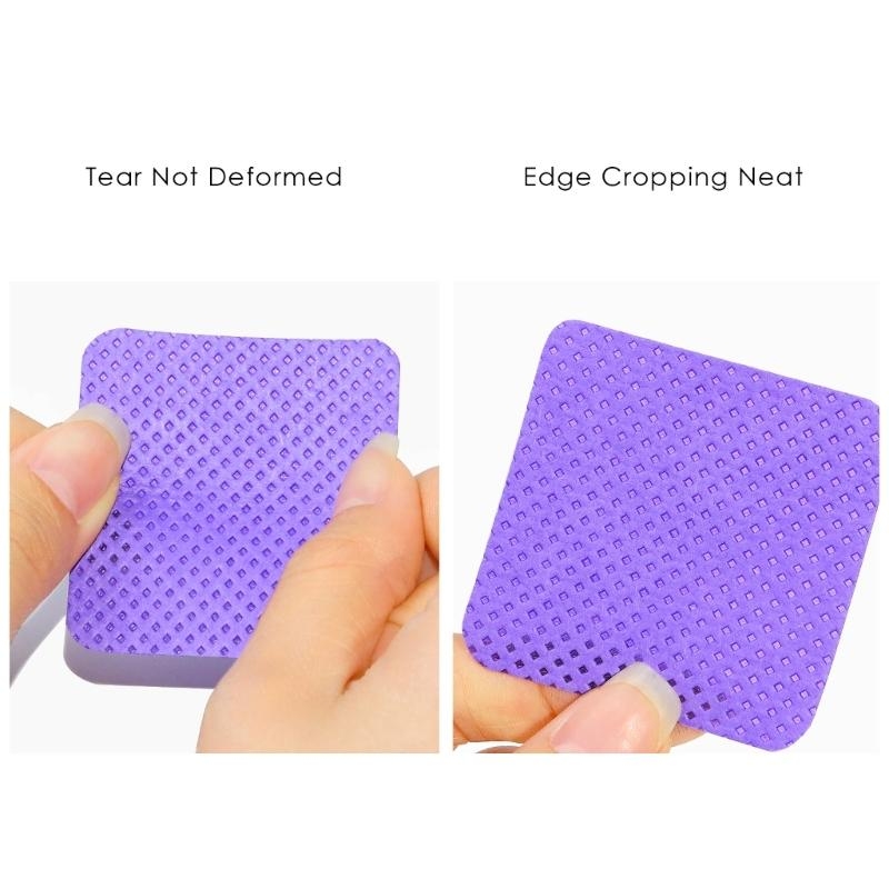 Eyelash Extension Eyelash - G99E 300 個糸くず防止ネイルワイプまつげエクステンション接着剤ワイプ爪ポリッシュリムーバークリーニングパッド布まつげエクステンション用