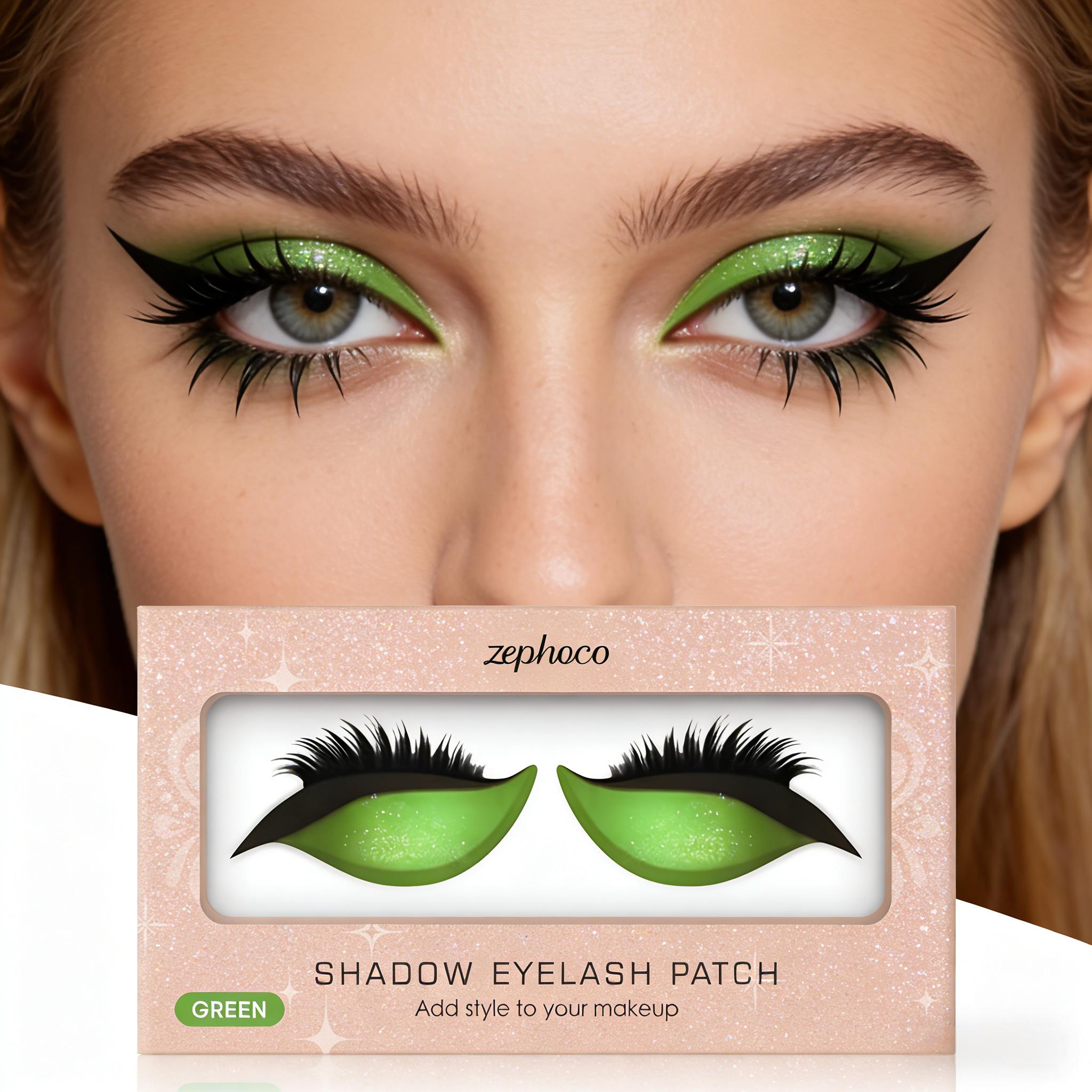 Lash Mapping Sticker - レイジーアイシャドウまつげパッチとアイライナー2-in-1つけまつげ、自己粘着式防水再利用可能アイメイクステッカーツール1ペア