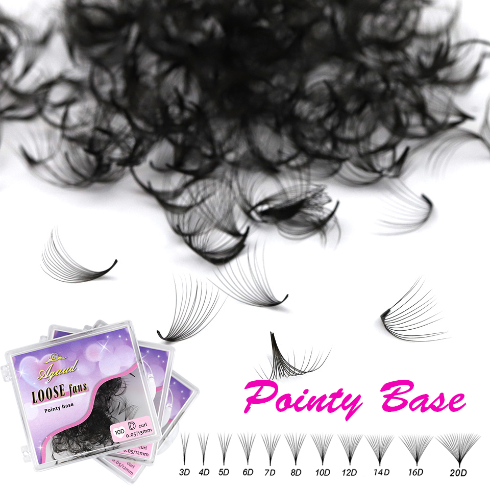 AGUUD 全サイズ ルーズファンまつげエクステ ポインティ - Mega Volume Lash のレビューと価格
