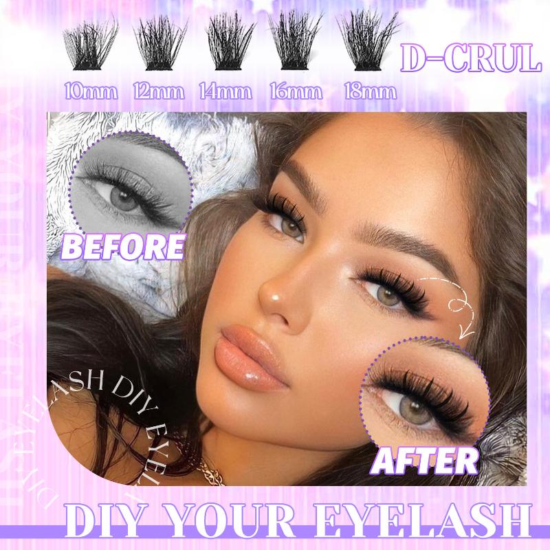 新しいまつげクラスターDIYまつげエクステミックストレイナチ - Eyelash Extension Natural のレビューと価格