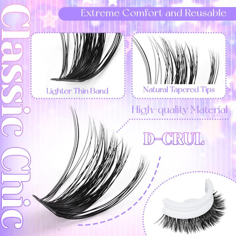 新しいまつげクラスターDIYまつげエクステミックストレイナチ - Eyelash Extension Natural のレビューと価格