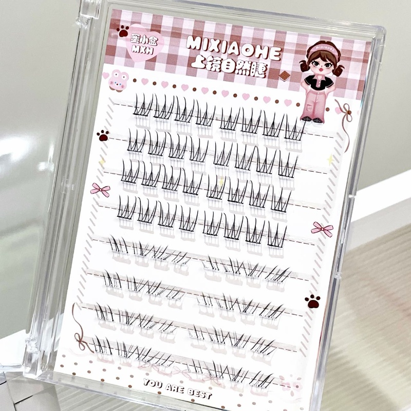 ミクシアオヘ シアー ミックス ウィスピーアッパーラッシュト - Eyelash Extension Natural のレビューと価格