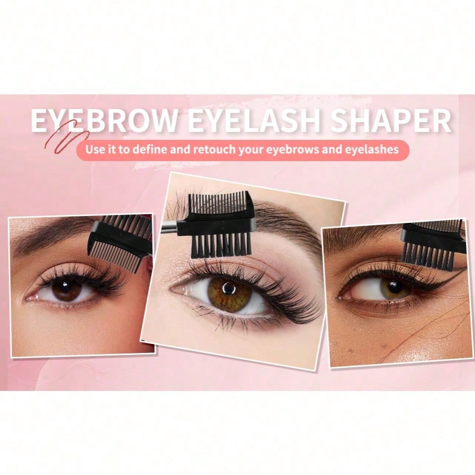 1PC まつげコーム＆眉毛ブラシ 2-in-1 – まつげエ - Eyelash Extension Eyelash のレビューと価格