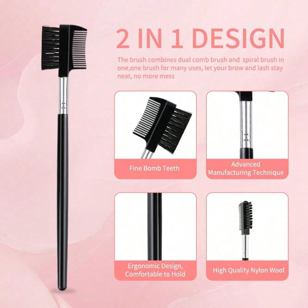 1PC まつげコーム＆眉毛ブラシ 2-in-1 – まつげエ - Eyelash Extension Eyelash のレビューと価格
