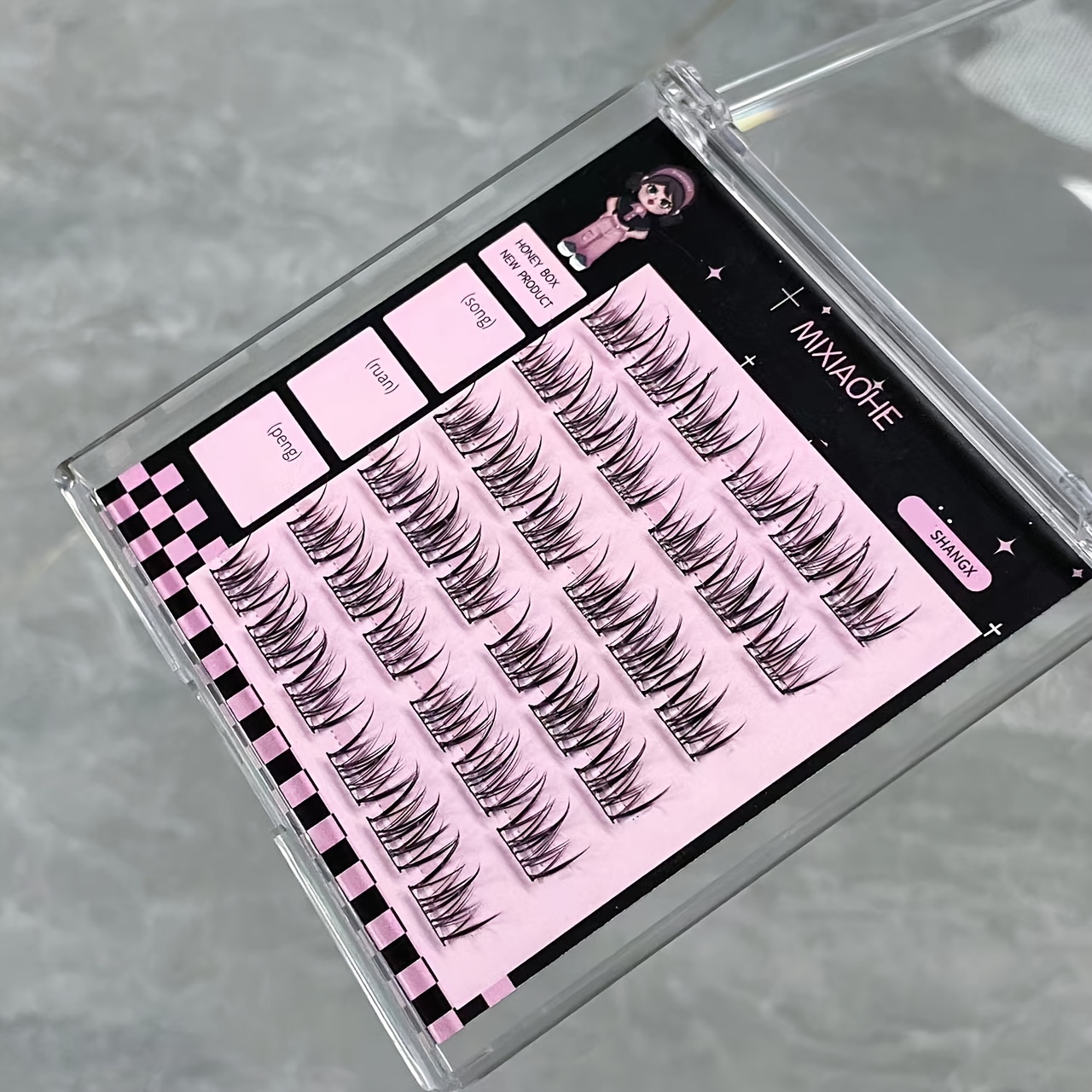 ミクシャオヘ 韓国風ピュアスタイルクラスターアイラッシュ 3 - Eyelash Extension Natural のレビューと価格