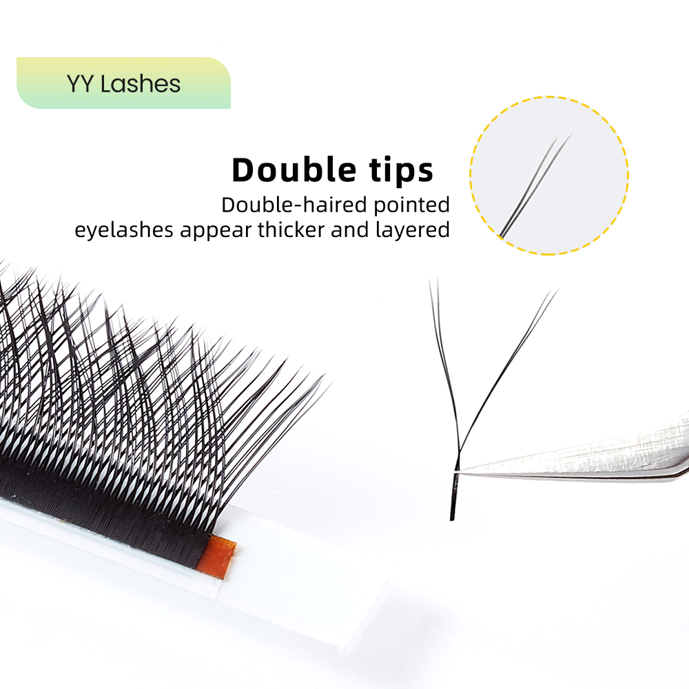 Yelix Y/YY ラッシュ ダブルチップ 2D-YY ま - Eyelash Extension Double Volume のレビューと価格