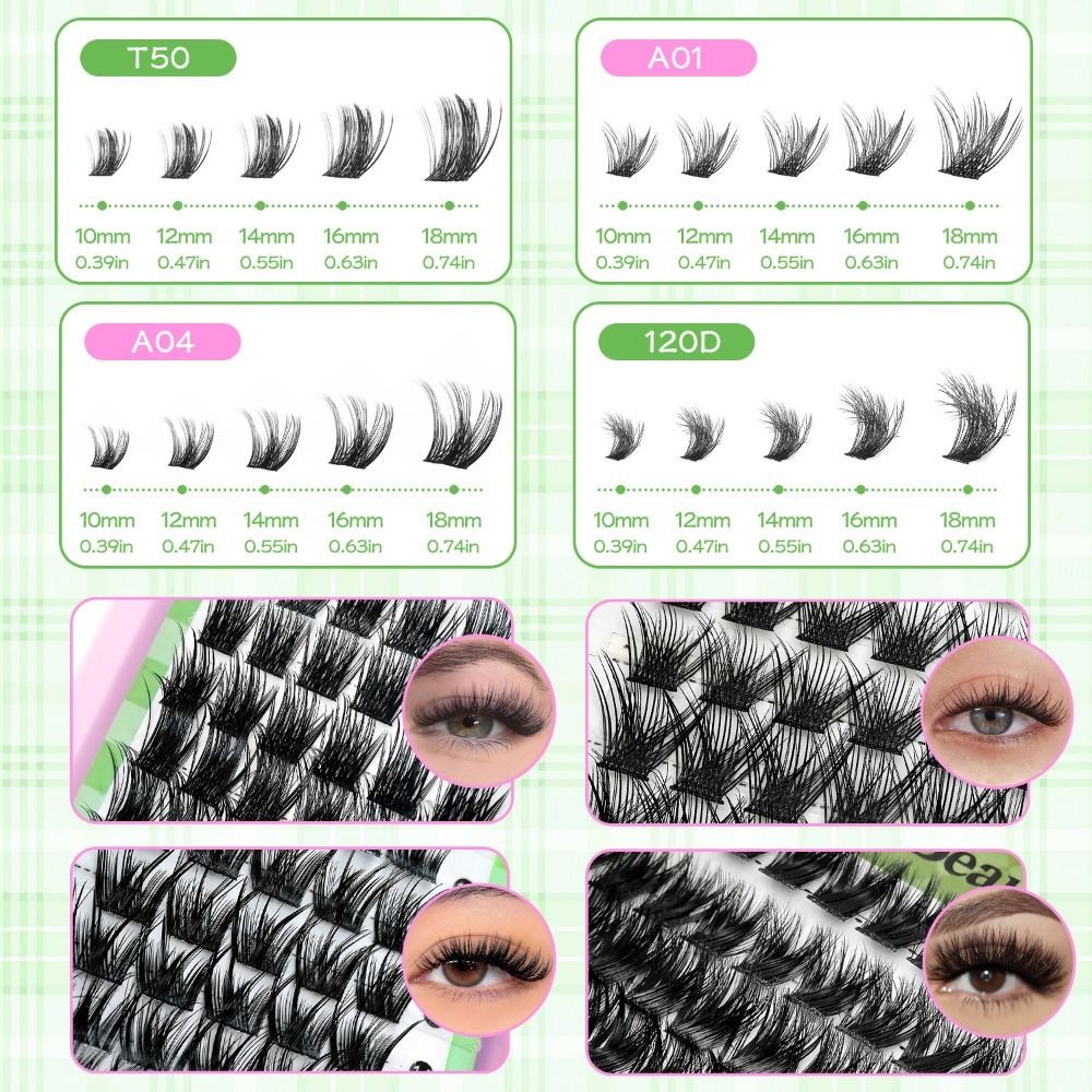 ナチュラルルックつけまつげ ボンド＆シール クラスターデザイ - Eyelash Extension Natural のレビューと価格