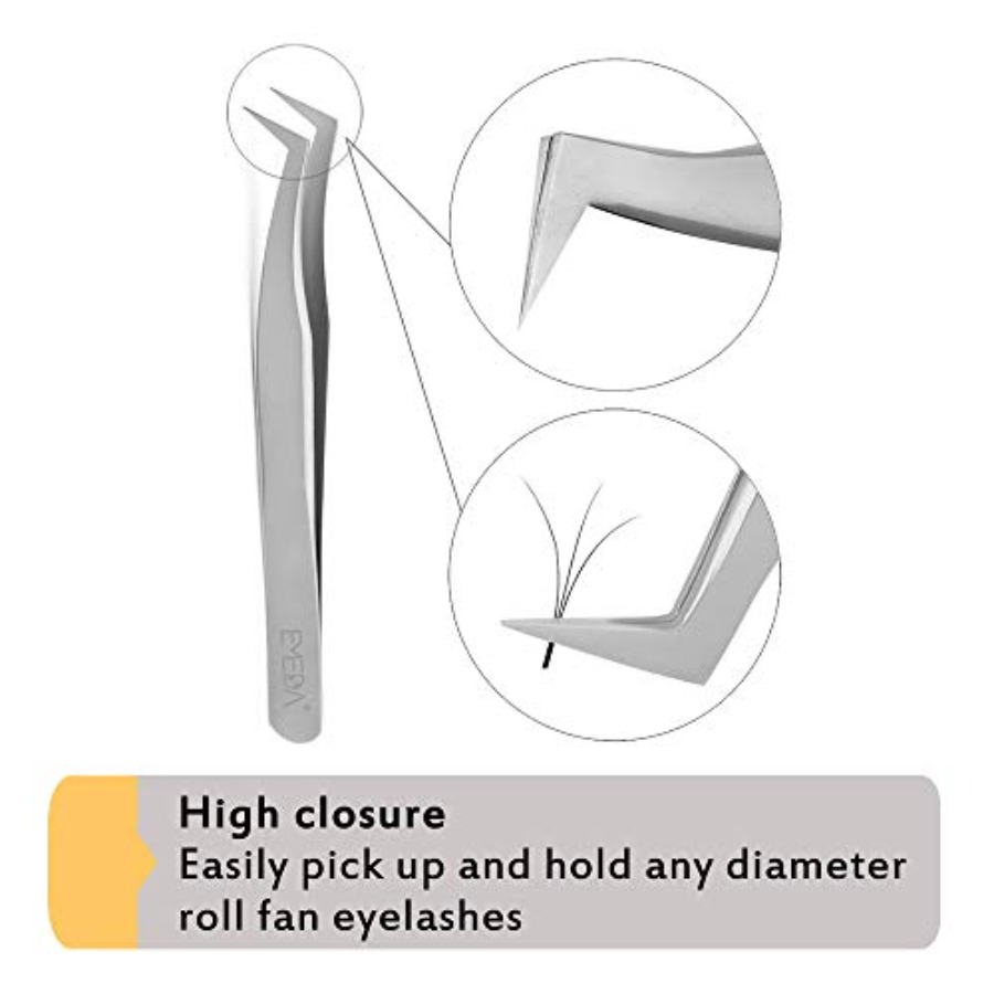 ボリュームラッシュ用まつげエクステンションピンセット プロ仕 - Mega Volume Lash のレビューと価格