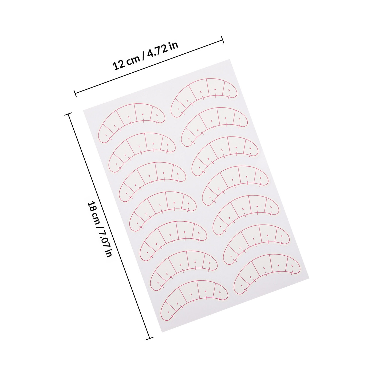 3袋入りまつげエクステンションパッド 高品質メイクアップアイ - Lash Mapping Sticker のレビューと価格