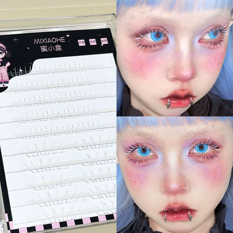 ミクシャオヘ ホワイトキャットパウ 個別下まつげ 超薄型 デ - Eyelash Extension Natural のレビューと価格