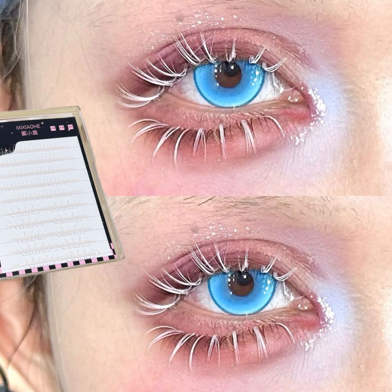 ミクシャオヘ ホワイトキャットパウ 個別下まつげ 超薄型 デ - Eyelash Extension Natural のレビューと価格
