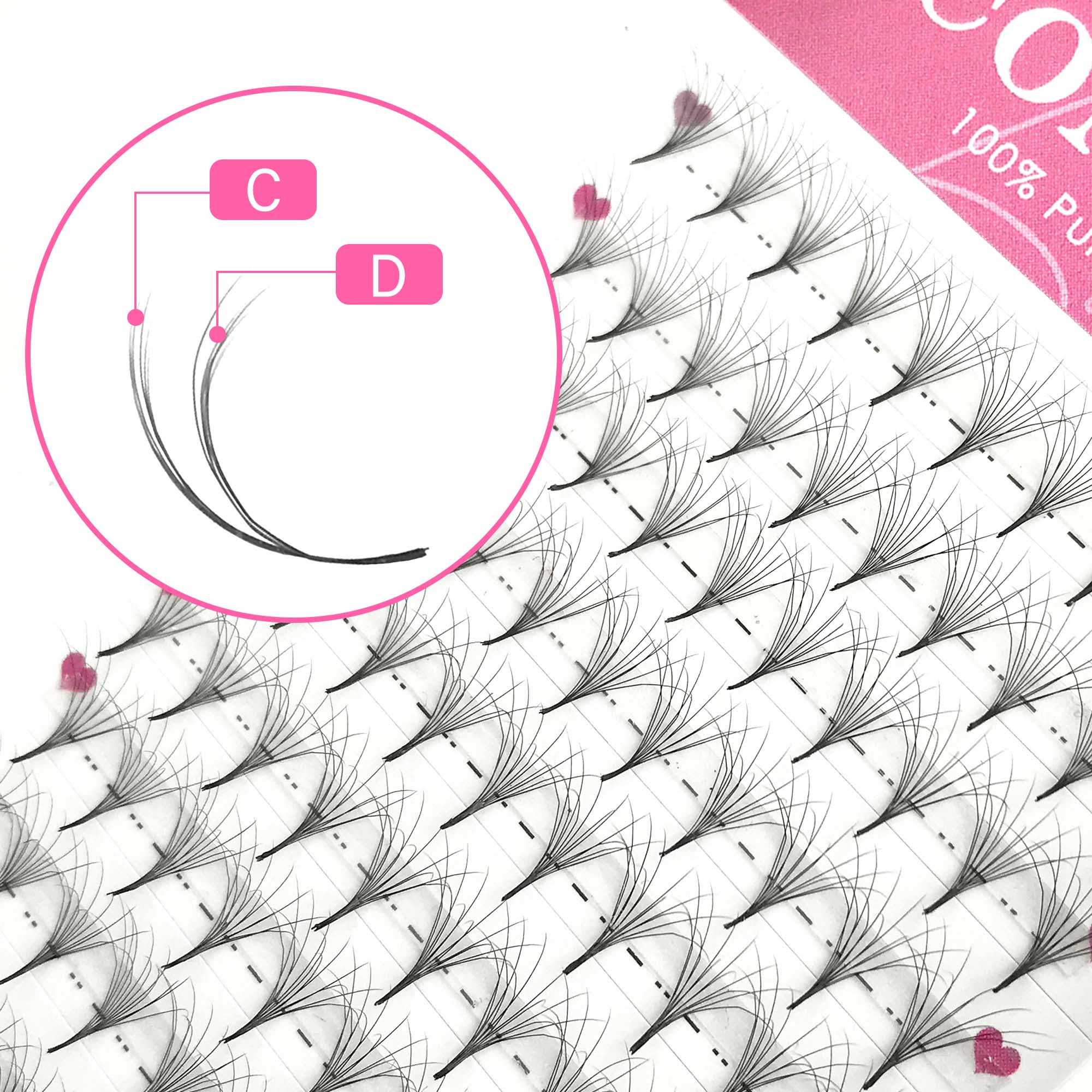 COMANGO かなり2層ふわふわプリメイドボリュームファン - Mega Volume Lash のレビューと価格