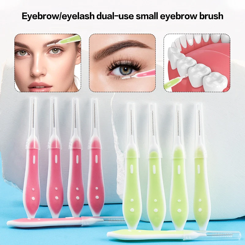 10 個の眉毛ブラシミニ眉リフティングブラシ使い捨てメイクア - Eyelash Extension Eyelash のレビューと価格
