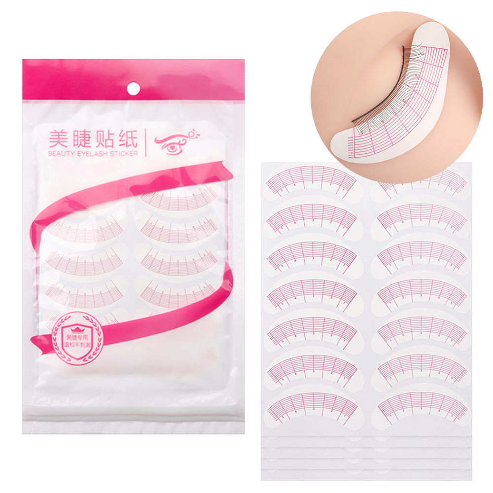 メイクアップアクセサリー,練習用ステッカー,アイパッド,マッ - Lash Mapping Sticker のレビューと価格