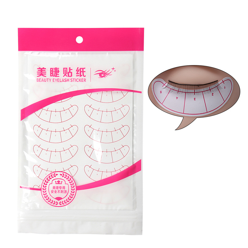 メイクアップアクセサリー,練習用ステッカー,アイパッド,マッ - Lash Mapping Sticker のレビューと価格