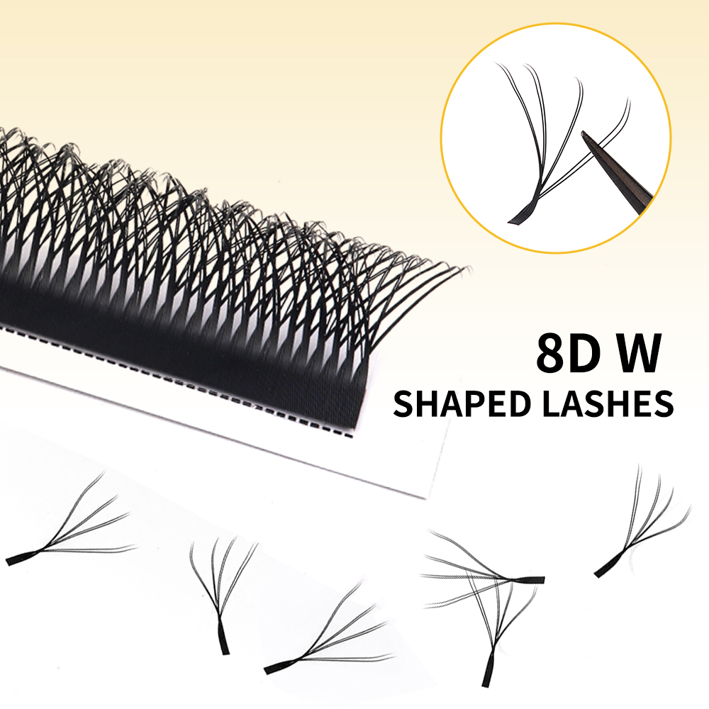 GEMERRY 4D/6D/8D/10D Wラッシュ ダブル - Eyelash Extension Double Volume のレビューと価格