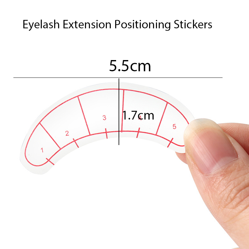 70/140 ペアまつげマッピングステッカー目の下の位置決め - Lash Mapping Sticker のレビューと価格