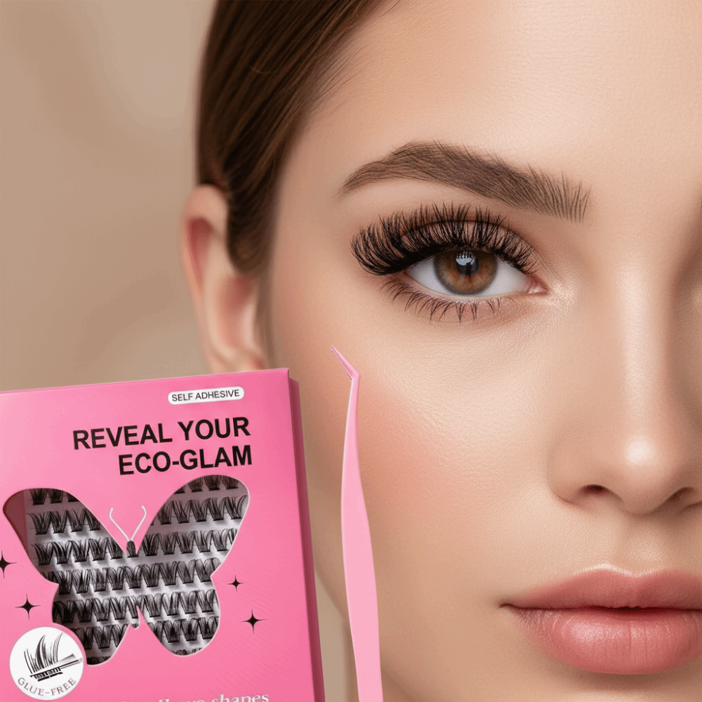 自然な見た目DIYまつげエクステキット ふわふわ 接着剤不要 - Eyelash Extension Eyelash のレビューと価格