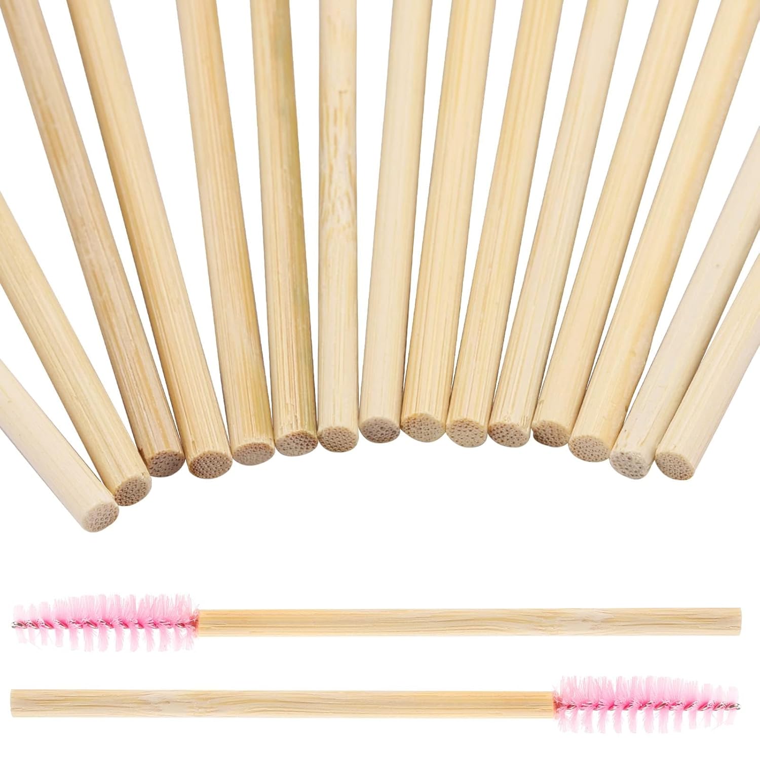 卸売300本入り使い捨てマスカラワンドまつげブラシスプーリー - Eyelash Extension Eyelash のレビューと価格