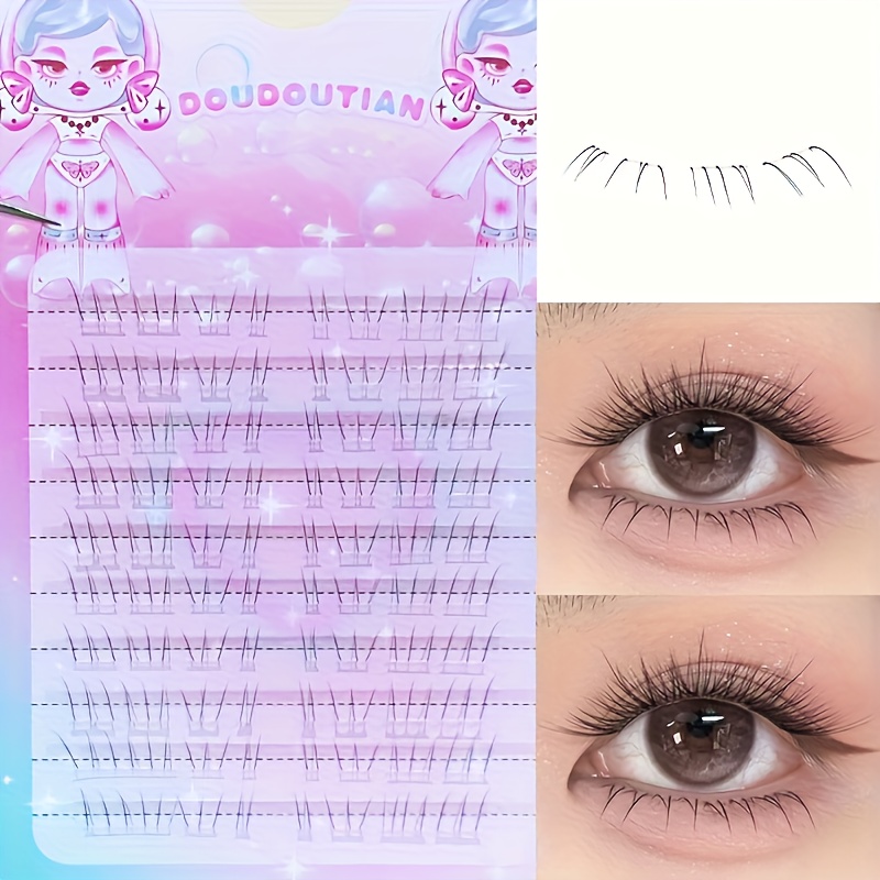 Duoduotian 猫の爪のような下まつげ 初心者向け 1 - Eyelash Extension Natural のレビューと価格