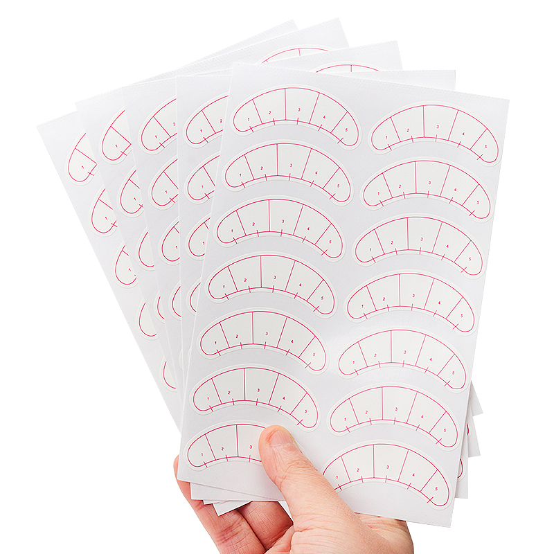 70 ペアまつげマッピングステッカー目の下の位置決めヒントス - Lash Mapping Sticker のレビューと価格
