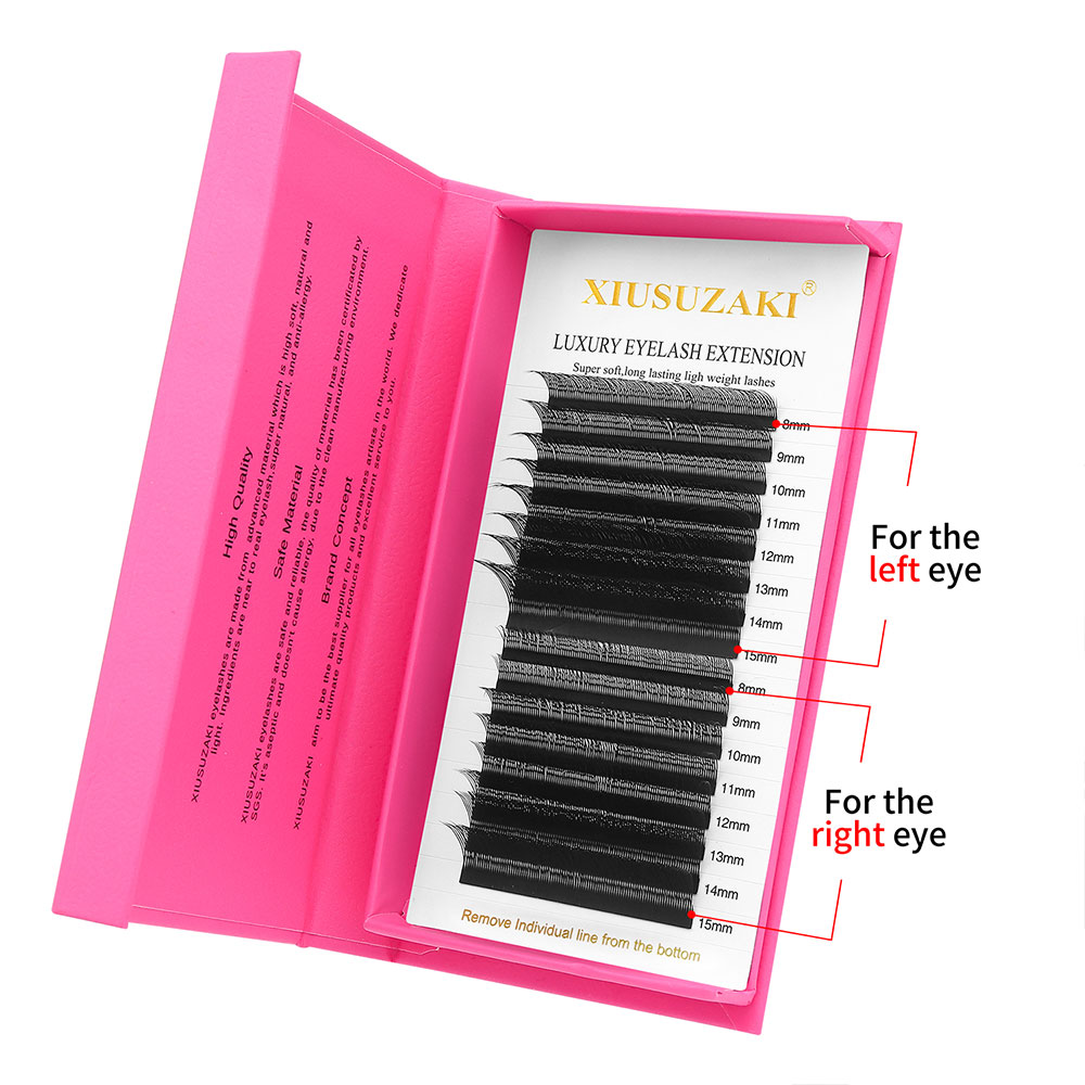 XIUSUZAKI フォックスYY型まつげエクステ プレメイ - Eyelash Extension Double Volume のレビューと価格
