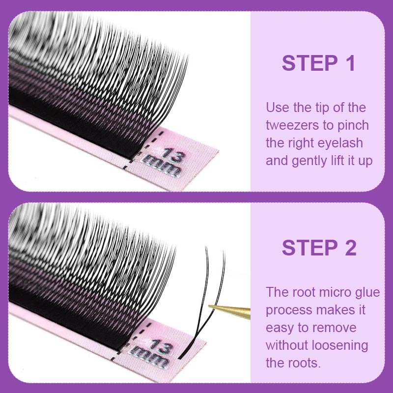 0.07 U字型YY平行フラワーフェイクまつげコスプレダブル - Eyelash Extension Double Volume のレビューと価格