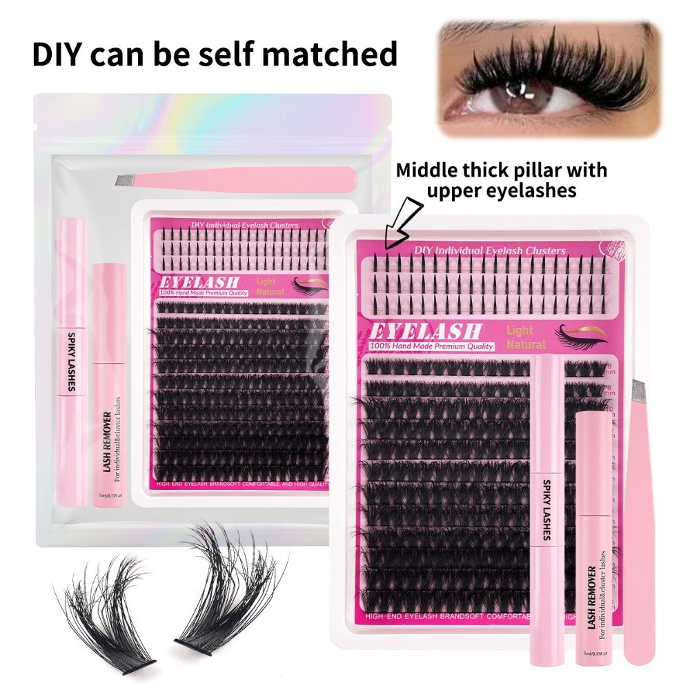 8-18mmの長さのつけまつげ、ナチュラルな見た目、ウィスピ - Eyelash Extension Natural のレビューと価格