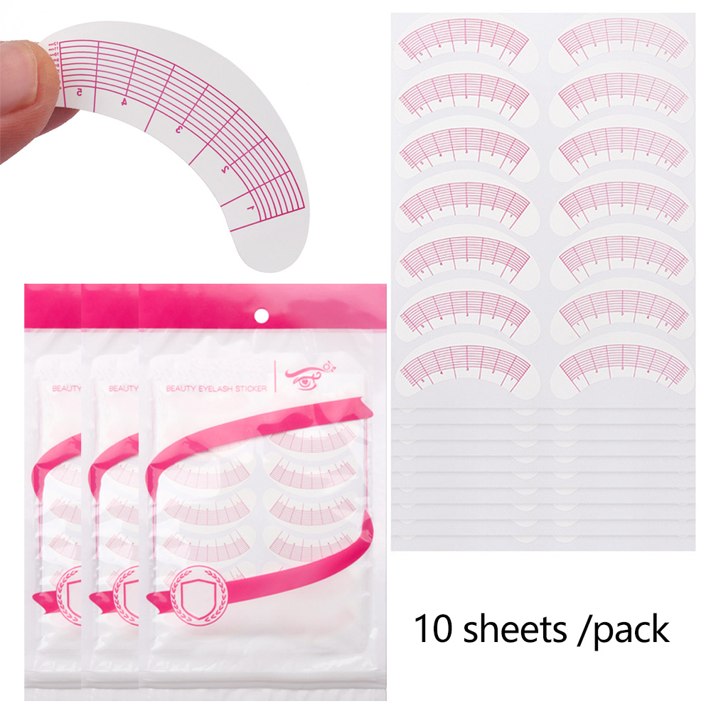 2/5パック ラッシュマッピングステッカー 目の下の位置決め - Lash Mapping Sticker のレビューと価格