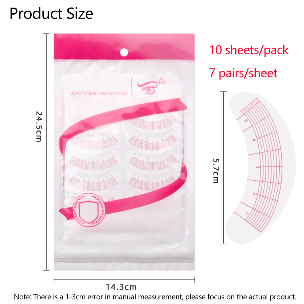 2/5パック ラッシュマッピングステッカー 目の下の位置決め - Lash Mapping Sticker のレビューと価格