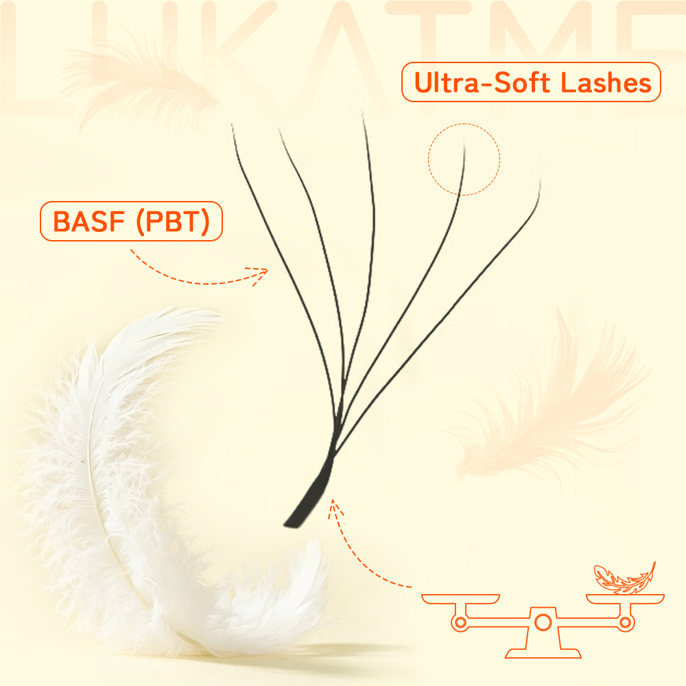 LUKATME 5D 6D 7D W クローバー型まつげエク - Mega Volume Lash のレビューと価格