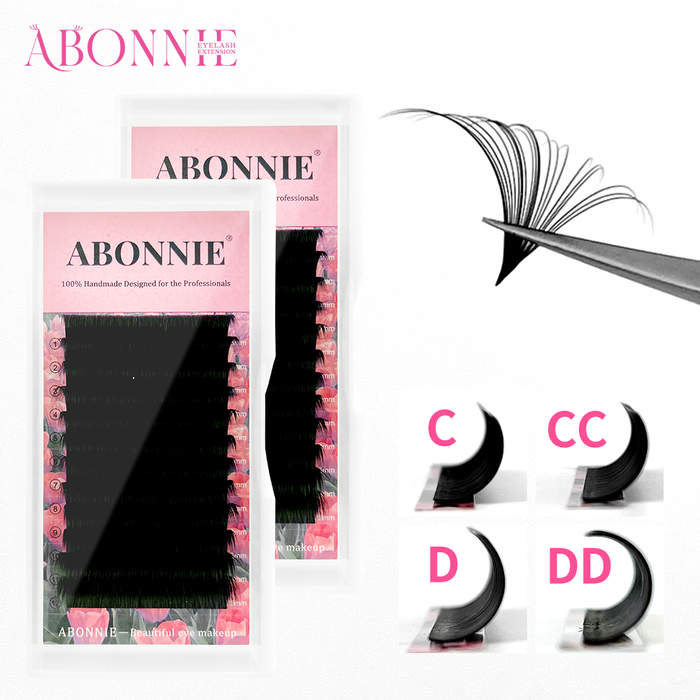 ABONNIE マットブラック簡単ファンまつげカシミヤブルー - Mega Volume Lash のレビューと価格