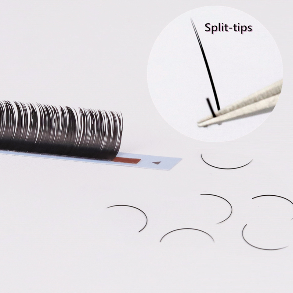 エリプスフラットボリュームまつげエクステ ダブルスプリットチ - Eyelash Extension Double Volume のレビューと価格