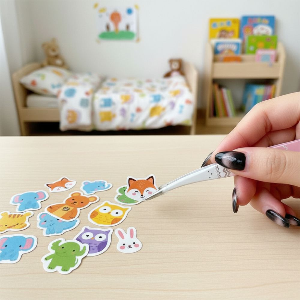 ステンレス鋼製カーブステッカーピンセット高精度漫画風つけまつ - Lash Mapping Sticker のレビューと価格