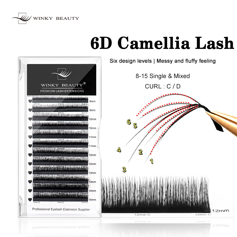 ウィンキービューティー 6D ワイルドアイラッシュ ダブルレ - Eyelash Extension Double Volume のレビューと価格